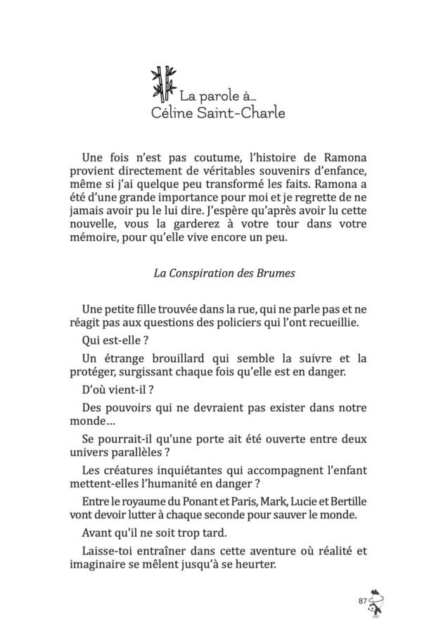 Exemple de mise en pages réalisée par l'éditrice Freelance avec des décors