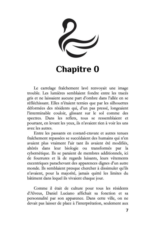 Exemple de mise en pages réalisée par l'éditrice Freelance avec une illustration de chapitre